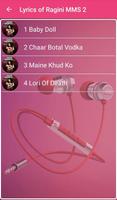 Ragini MMS 2 Songs Lyrics capture d'écran 1