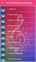 Top 10 Hindi Songs Feb 2017 captura de pantalla 1
