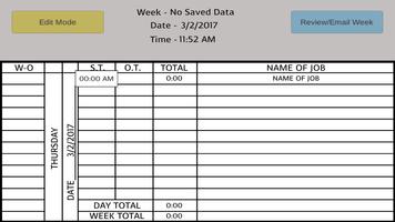 BE Timecard 스크린샷 1