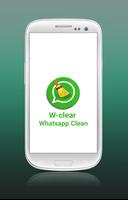 W-Clear Whatsapp Clean Affiche