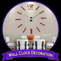 Wall Clock Decoration Affiche