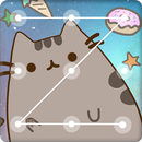Kawaii Pusheen Cat Anime Virtual Pet Lock Screen-APK