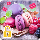 Sweet Macarons HD Wallpapers Security Pattern Lock icon