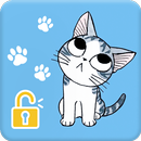 Pusheen Cute Kawaii Cat Security Pattern AppLock APK