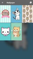 Pusheen Cute Kawaii Cat Security Pattern AppLock 截圖 1