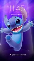 Stitch Wallpaper Lilo Funny Cute PIN Lock Screen Affiche