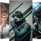 Football wallpaper HD-icoon