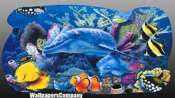 Aquarium Wallpaper Affiche