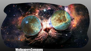 Cat Galaxy Wallpaper capture d'écran 1