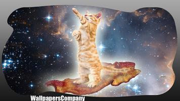 Cat Galaxy Wallpaper capture d'écran 2