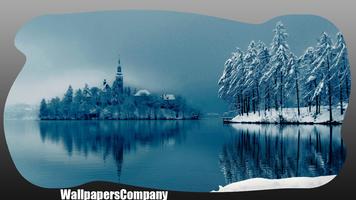 Frozen Lake Wallpaper capture d'écran 3