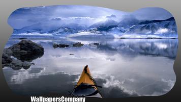 Frozen Lake Wallpaper capture d'écran 2