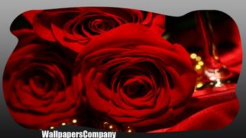 Roses Red Wallpaper পোস্টার