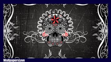 Mexican Skull Wallpaper capture d'écran 1