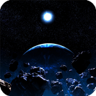 Asteroids Live Wallpaper आइकन