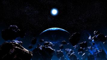 Asteroids Live Wallpaper स्क्रीनशॉट 3