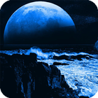 Blue Moon Live Wallpaper 图标
