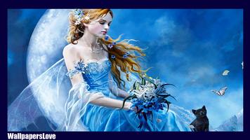 Blue Fairy Live Wallpaper Cartaz