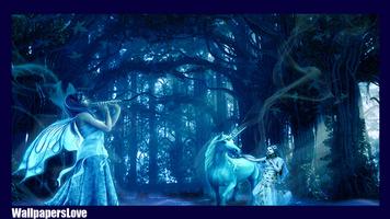 Blue Fairy Live Wallpaper imagem de tela 2
