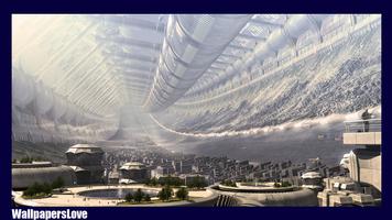 Future City Wallpaper capture d'écran 2