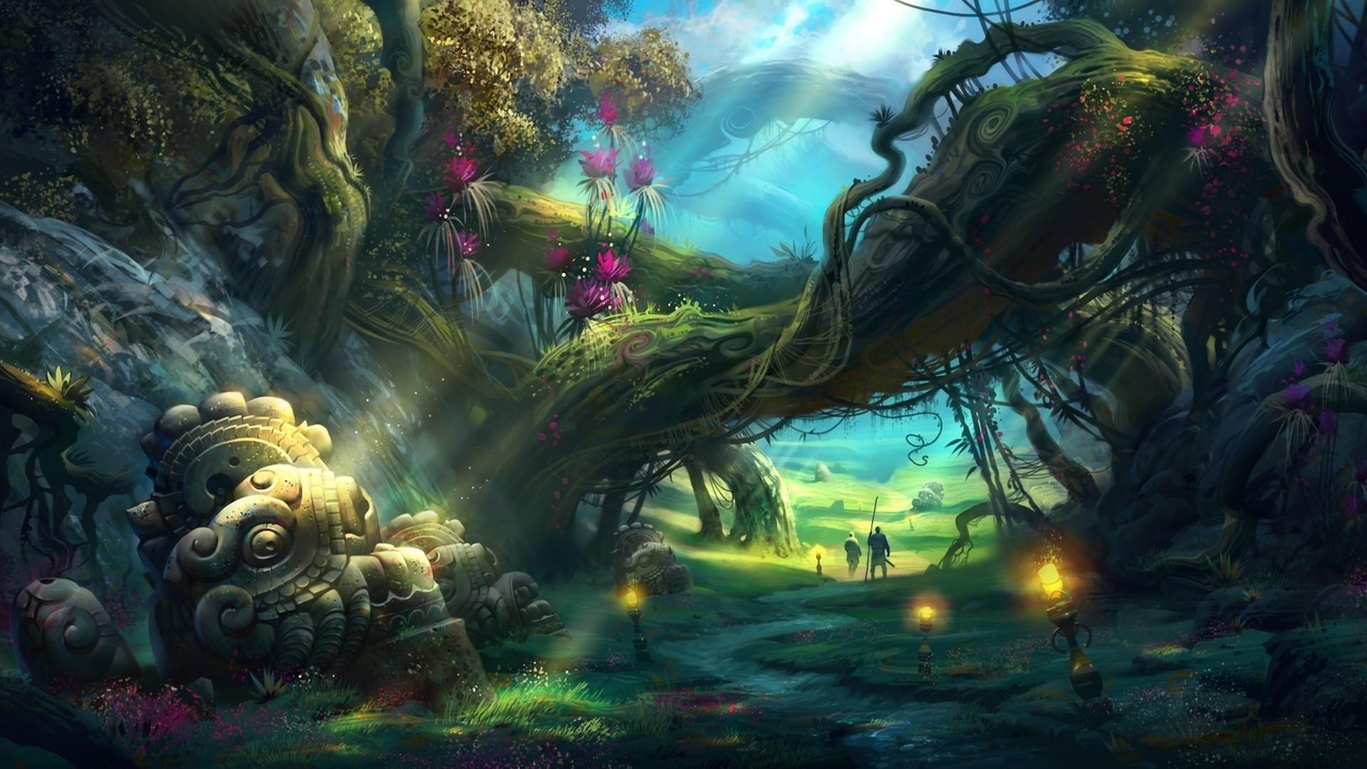 Fantasy Forest Wallpaper For Android Apk Download - roblox fantasy background image