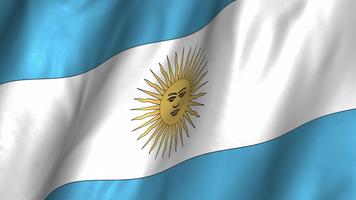 Argentina Flag Live Wallpaper スクリーンショット 1