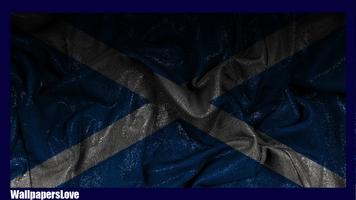 Scotland Flag Wallpaper poster