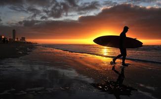 Sunset Surf Live Wallpaper اسکرین شاٹ 3