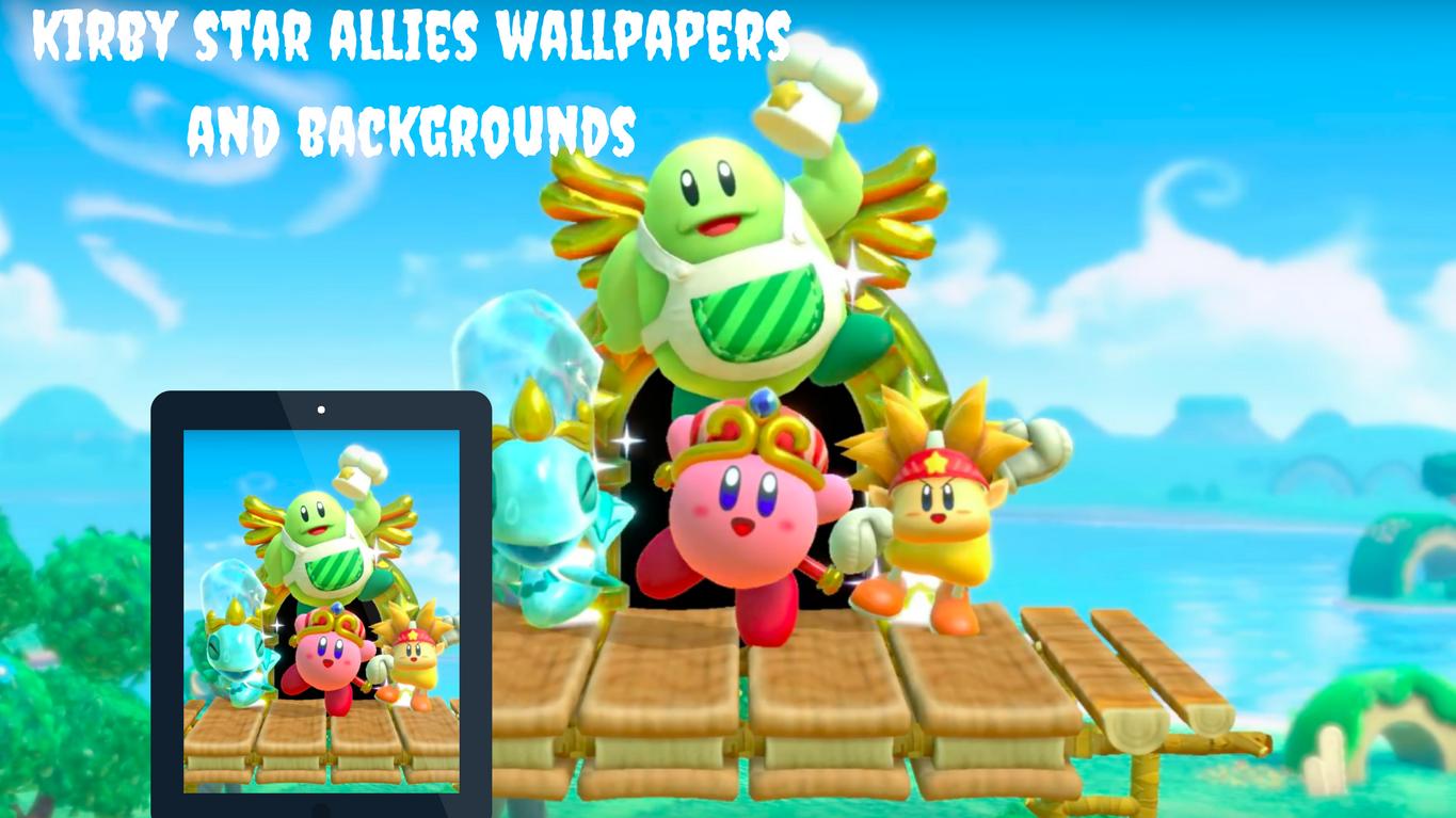 kirby star allies wallpapers and backgrounds скриншот 2.