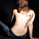 Girl with Tatto Wallpaper icône