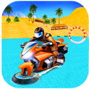 Wasser  Surfer Fahrrad Schwimmend Rennen APK