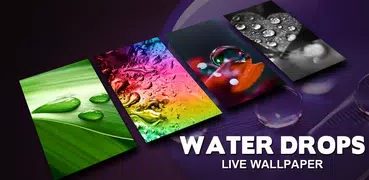 Wassertropfen Live Hintergrund