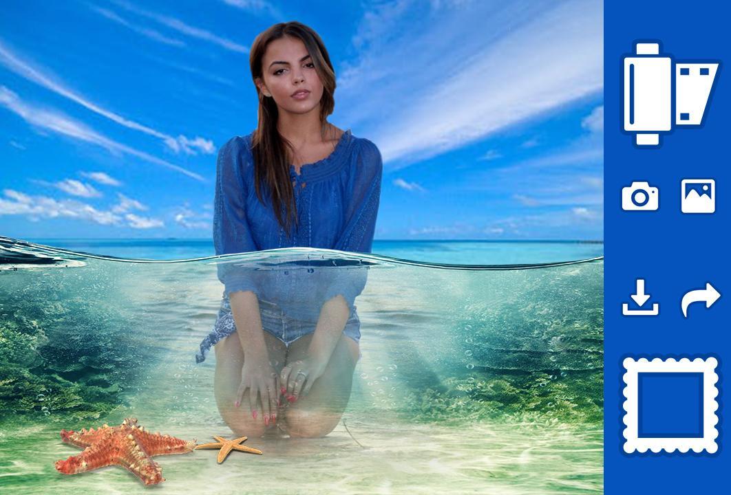 ด า ว น โ ห ล ด 3D Water Effects Photo Maker App APK ส ำ ห ร บ Android