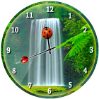 Waterfall Analog Clock-icoon