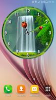 Waterfall Analog Clock-poster