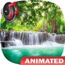 Waterfall Live Wallpaper with Sound 💦 Water Drops APK