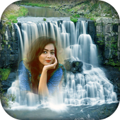 Waterfall Nature Photo Frame icon