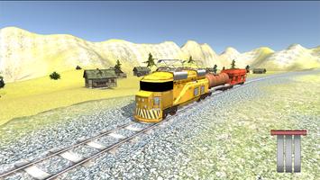 Train Simulation 3D-poster