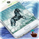 Horse & Wave keyboard theme icône