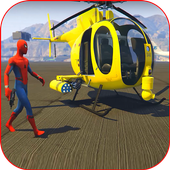 下载  RC Helicopter Flight: Superhero Race Simulator 