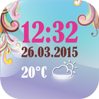 Weather Clock And Date Widget آئیکن