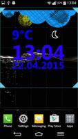 Weather Clock Widget اسکرین شاٹ 1