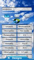 Wetter uhr widget kostenlos Plakat