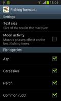 Fishing forecast - widget Ekran Görüntüsü 1