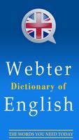 English Dictionary Webter Affiche