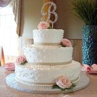 Conception de gâteau de mariage Affiche
