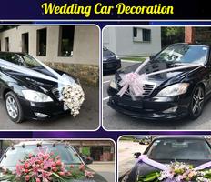 Wedding Car Decoration الملصق
