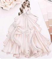 Wedding Dress Design sketches capture d'écran 3