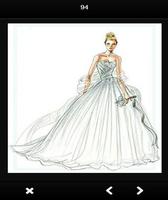 Wedding Dress Design Sketches capture d'écran 2