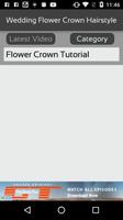 Wedding Flower Crown Hairstyle capture d'écran 2